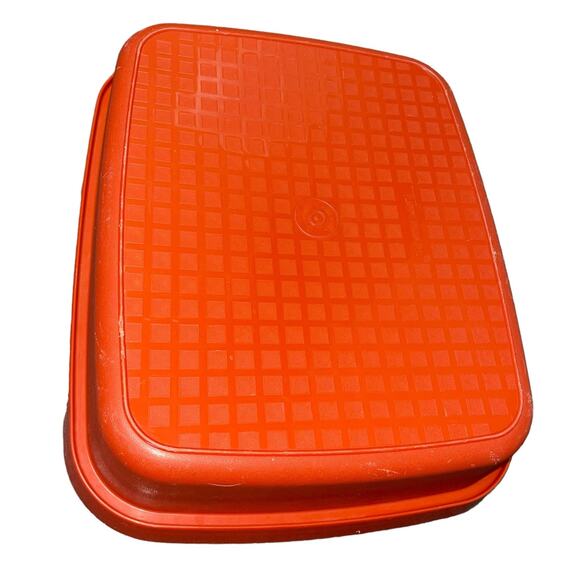 Vintage Tupperware Meat Marinade Container Paprika Season Stack Large 1294 1295 - Picture 8 of 15